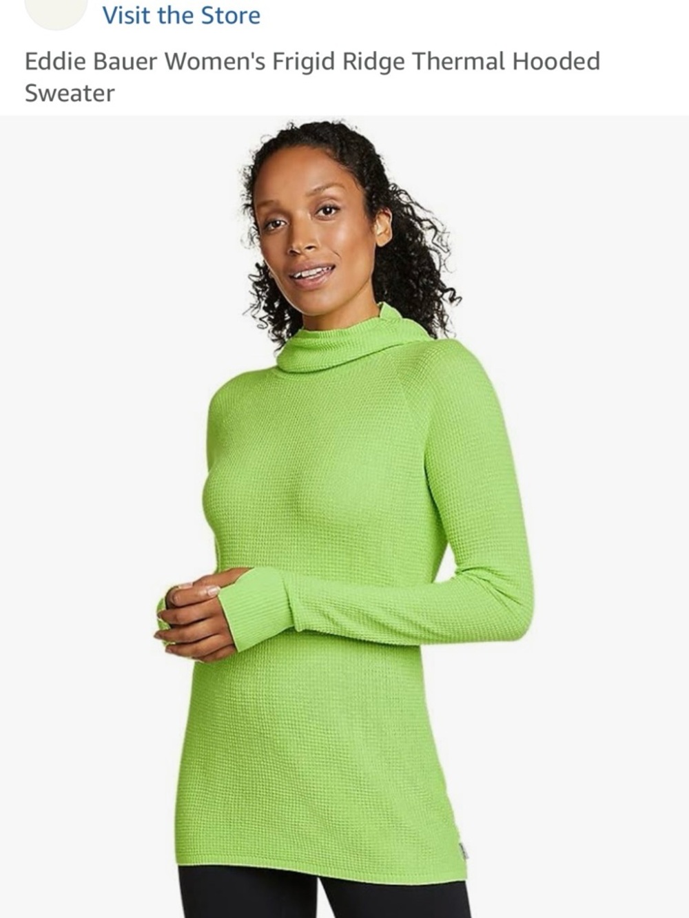 3 women’s Eddie Bauer Ascent frigid ridge thermal sweaters sz Large preowned - Picture 16 of 16